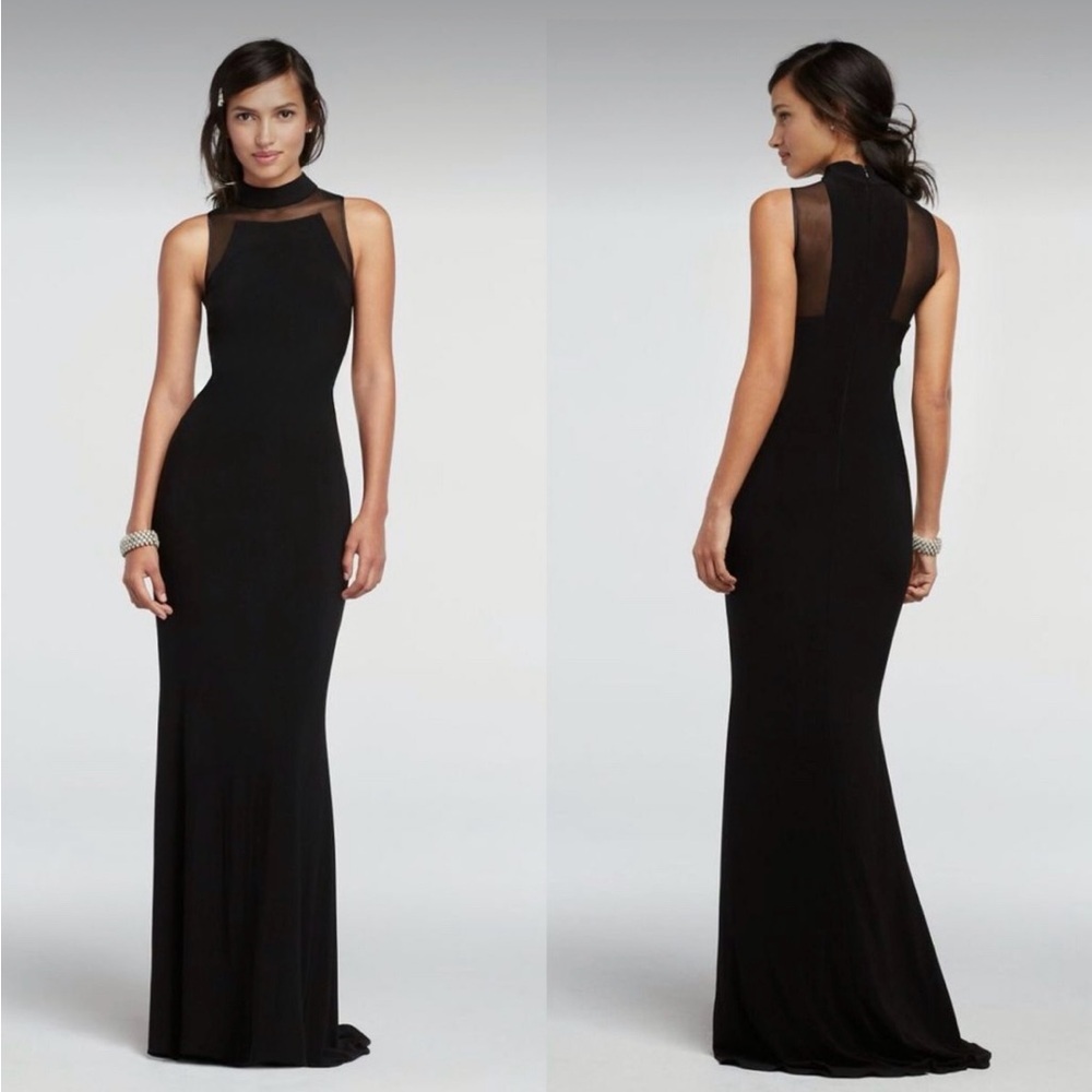 Vera Wang Black High Low Dress‎ Size 4